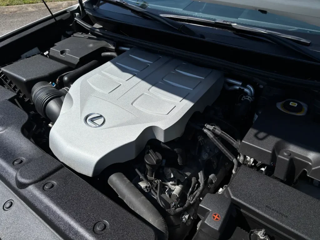 2023 Lexus GX 460 4.6-liter V8 engine bay.
