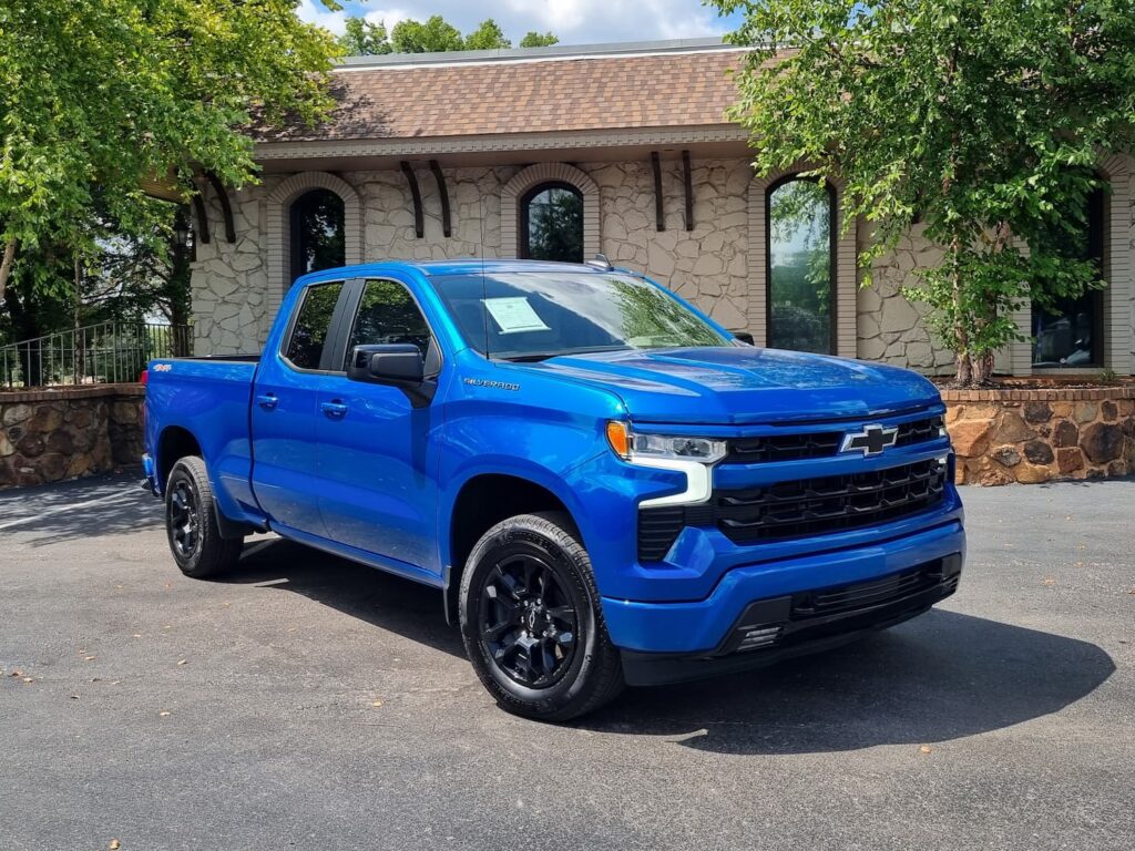 2023 Chevrolet Silverado 1500 RST Double Cab 4WD in blue at AutoPro Nashville