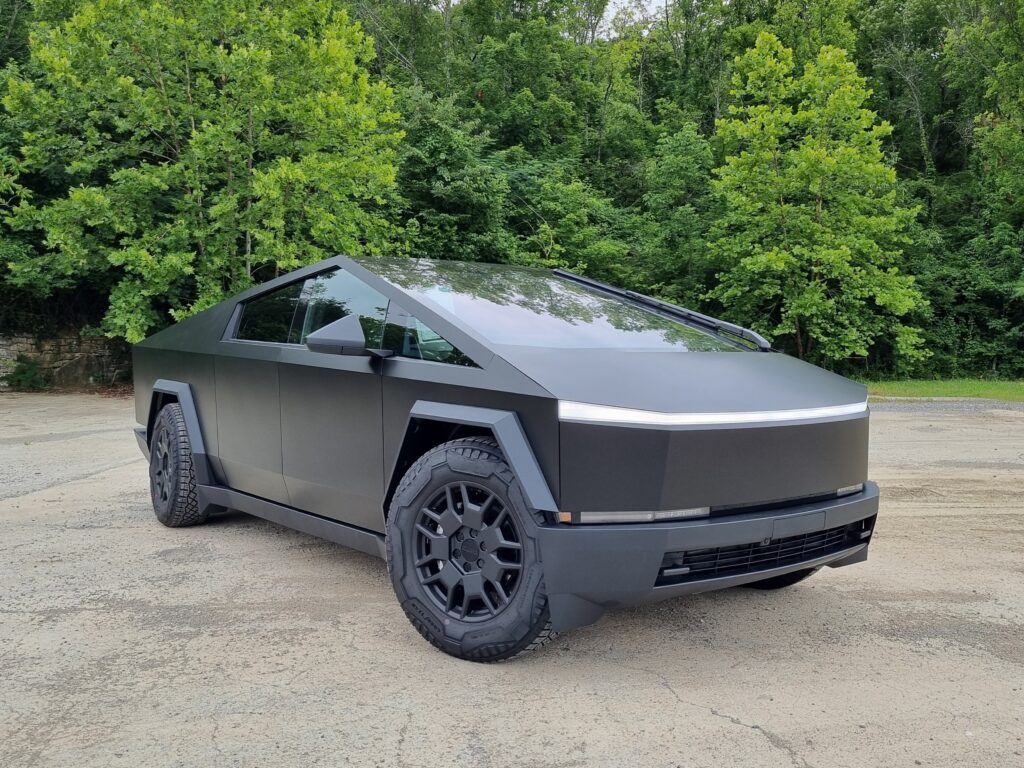 Black Tesla Cybertruck Foundation Series at AutoPro Nashville.