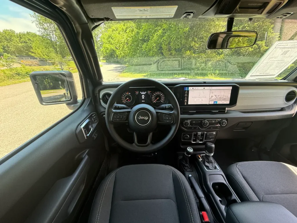 2025 Jeep Gladiator Nighthawk driver cockpit interior