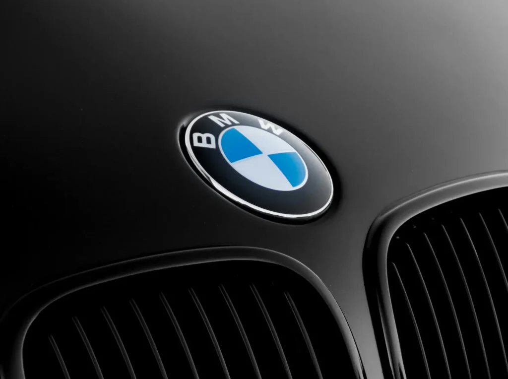 BMW logo displayed with the blue and white roundel design representing the brand’s identity.