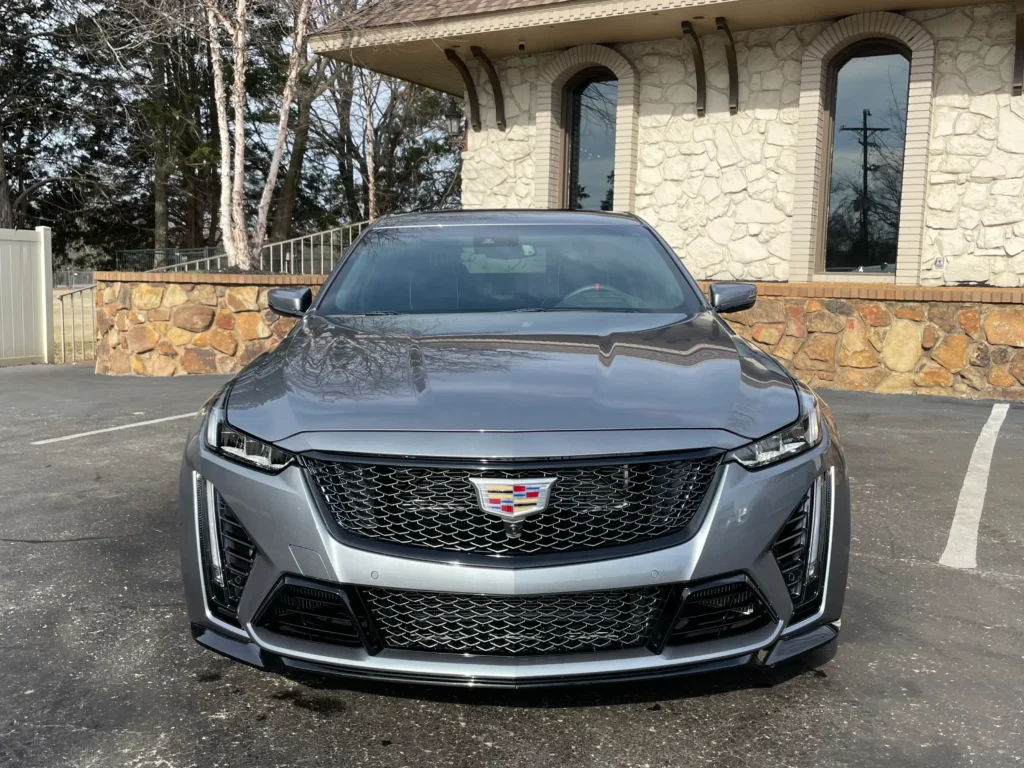 Gray Cadillac CT5-V Blackwing at AutoPro Nashville front view