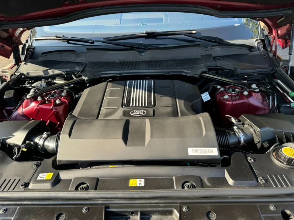 Engine of a 2017 Land Rover Range Rover at AutoPro Nashville