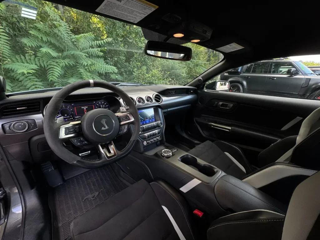 2020 Ford Mustang Shelby GT500 interior cockpit and controls