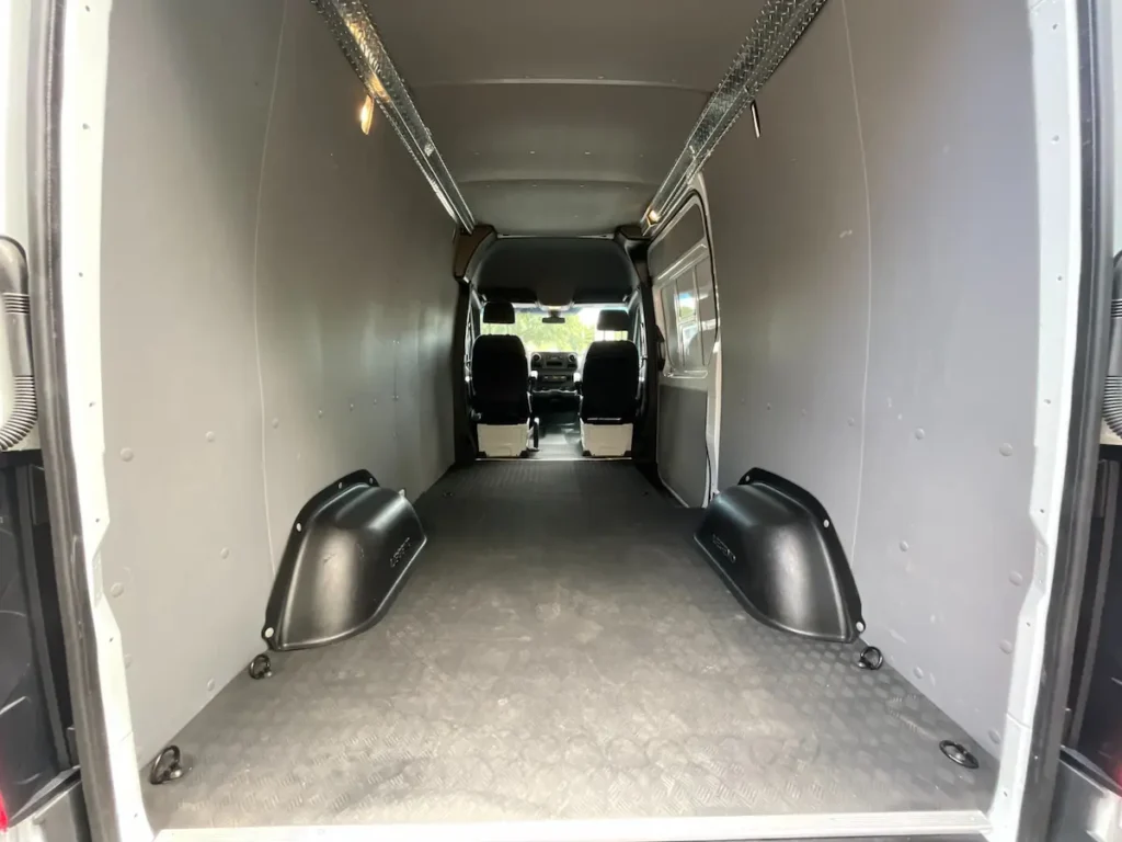Mercedes-Benz Sprinter 2500 high roof cargo area interior