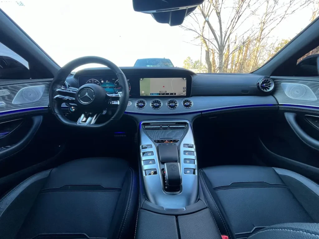 Mercedes-AMG GT 53 dashboard and center console view