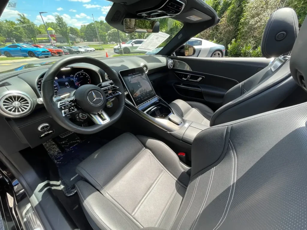 2022 Mercedes-Benz AMG SL 63 interior cockpit with digital display
