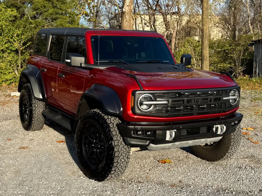 Red 2023 Ford Bronco Raptor at AutoPro Nashville