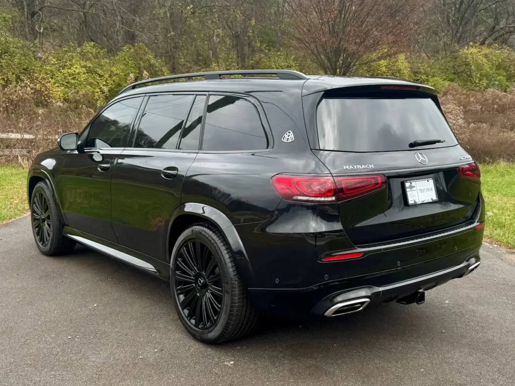 2023 Mercedes-Benz Maybach GLS 600 rear exterior with Maybach badging