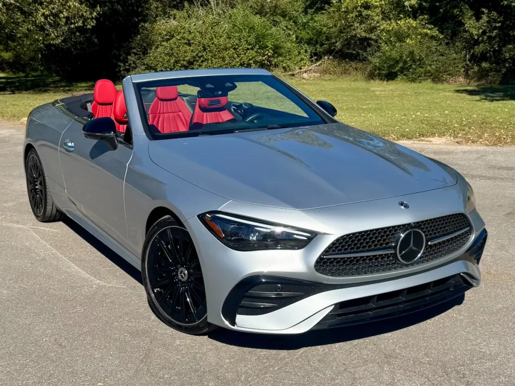 2024 Mercedes-Benz CLE 450 4MATIC Cabriolet front exterior top down