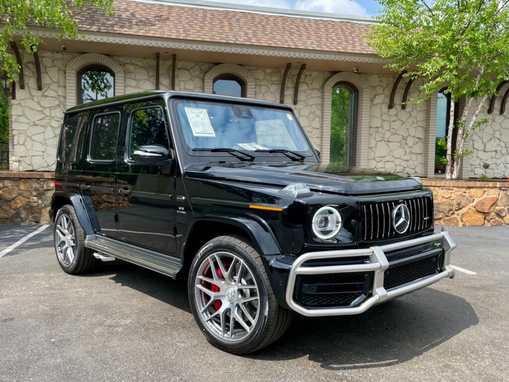 Black 2024 Mercedes-Benz G63 MANUFAKTUR parked at AutoPro Nashville.