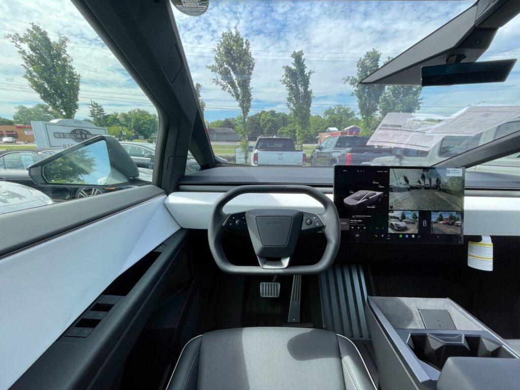 Tesla Cybertruck Foundation Series interior view at AutoPro Nashville.