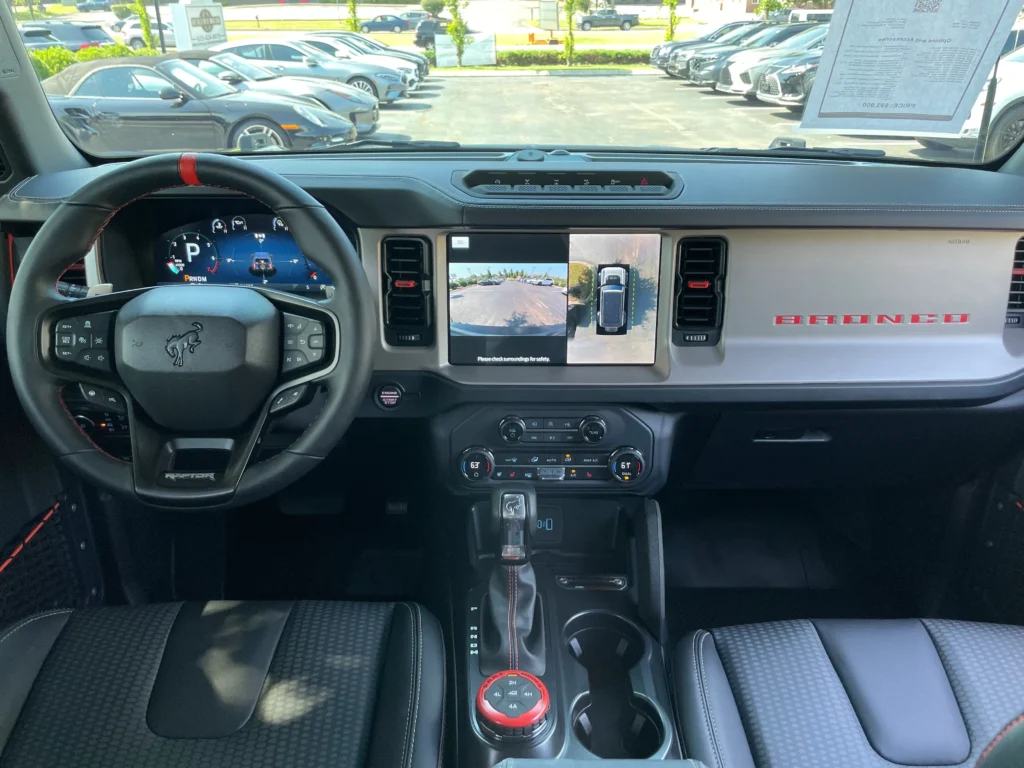 Interior of 2024 Ford Bronco at AutoPro Nashville